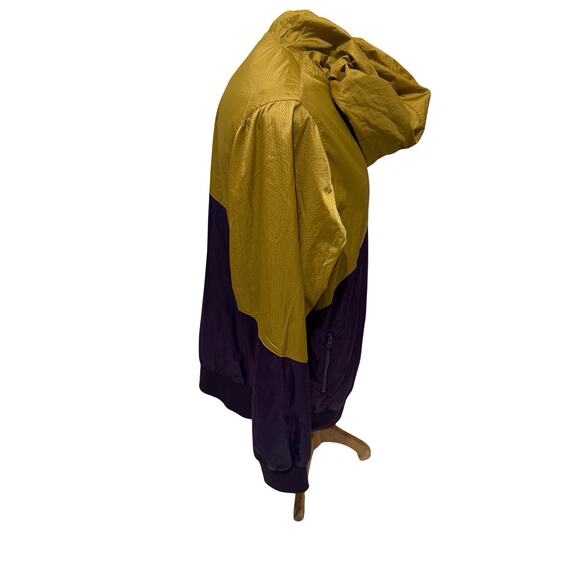 Vintage Nike 6.0 Windbreaker Jacket L Purple Yellow Retro Y2K Skate BMX Surf - Picture 7 of 10